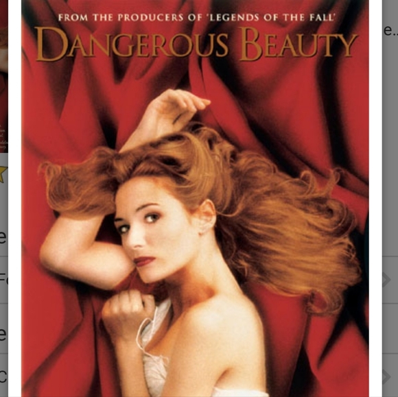 Dangerous Beauty VHS Movie (1997) - Picture 1 of 8
